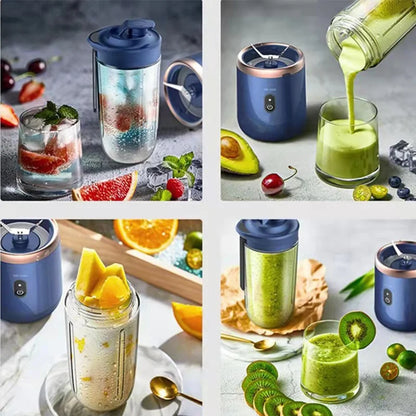 Portable Electric Double Cup Multifunction Fruit Mixers, Juicer Blender, Fruit Juicer Cup, Food Milkshake Juice Maker